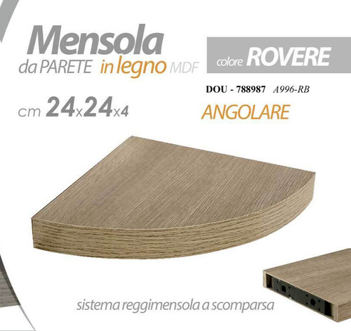Mensola parete angolare angolo - mensola,