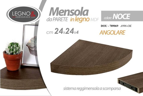 Mensola angolo parete angolare - mensola,