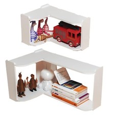 set 2 Mensole a muro ad