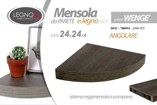Mensola parete angolare angolo - mensola,