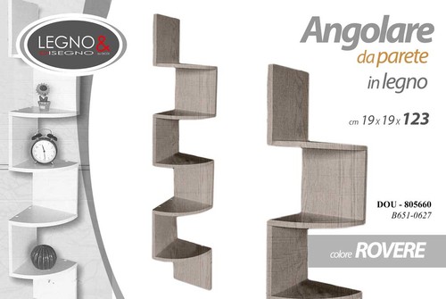 Mensola parete angolare - parete, 5