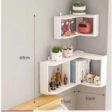 set 2 Mensole a muro ad