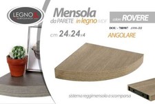 MENSOLA ANGOLARE DA PARETE IN