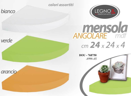 Mensola angolo angolare parete - mensola,
